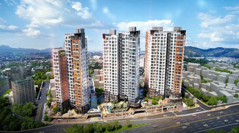 개봉5구역 재건축사업 조감도.(사진=호반건설)