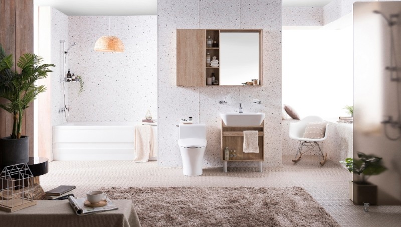 한샘 바스 '페블 내추럴'이미지. (사진= 한샘)