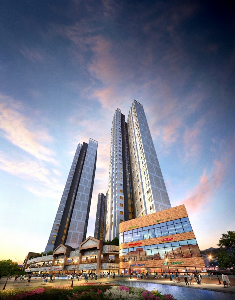 KTX전주역 클래시아 더 스카이 투시도.(사진=한국자산신탁)