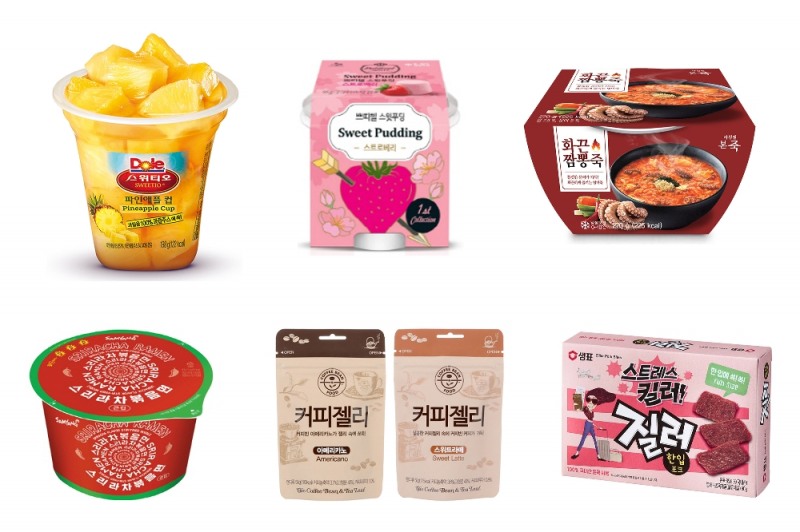 왼쪽위부터 시계방향으로_돌(Dole), CJ제일제당, 본아이에프, 샘표, 커피빈코리아, 삼양식품. (사진=이목)