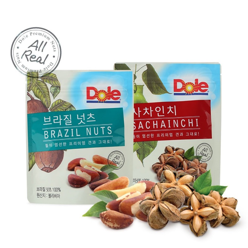 DOLE(돌), 브라질 넛츠·사차인치 2종 출시