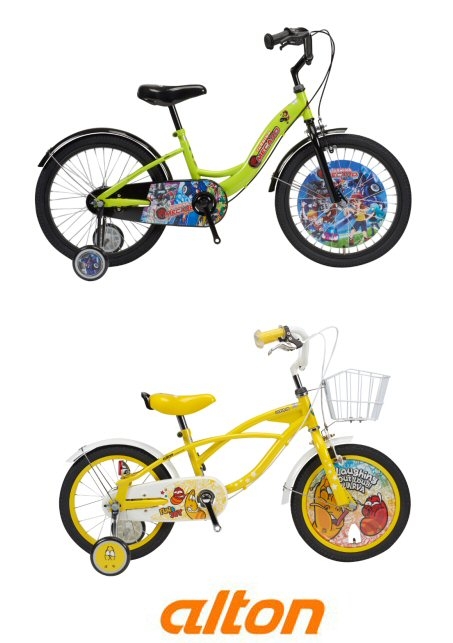 캐릭터 자전거 이미지. (사진-=알톤스포츠)