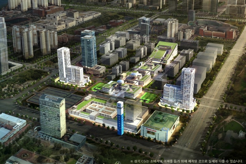 송도 더샵 트리플타워 조감도.(사진=포스코건설)