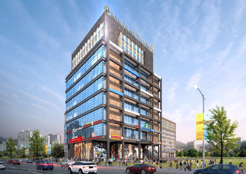 로얄팰리스테크노 미사 1차 투시도.(사진=다인건설)