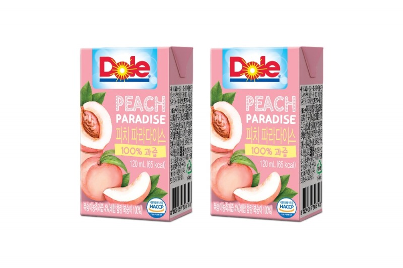 DOLE(돌) ‘DOLE 피치파라다이스 주스’ 출시