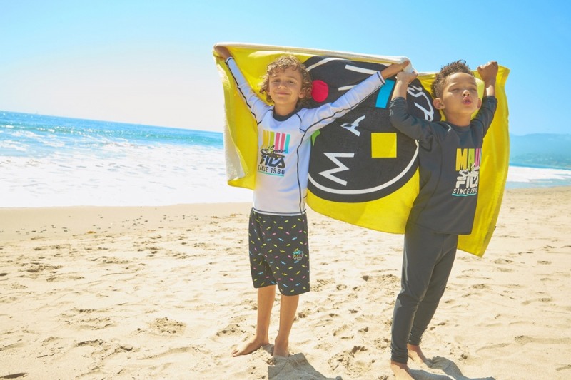 휠라 키즈 마우이앤선즈 콜라보 컬렉션. (사진= 휠라)