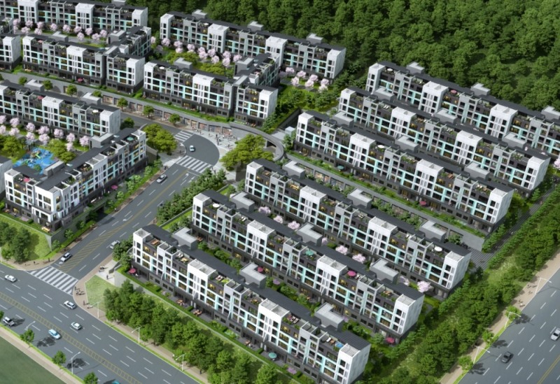 여수 웅천 꿈에그린 더 테라스 상업시설 이미지.(사진=한화건설)