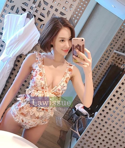 이유애린, 군더더기 없는 명품 보디...새하얀 피부까지