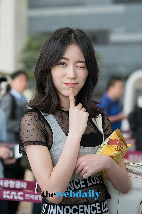 마츠이 쥬리나(松井珠理奈), 김포국제공항 출국 현장