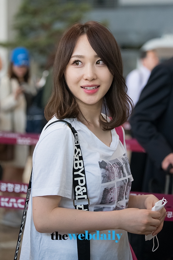 다카하시 쥬리(高橋朱里), 김포국제공항 출국 현장