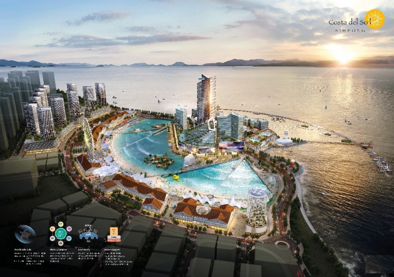 해양레저 복합단지 개발사업 조감도.(사진=K-water)