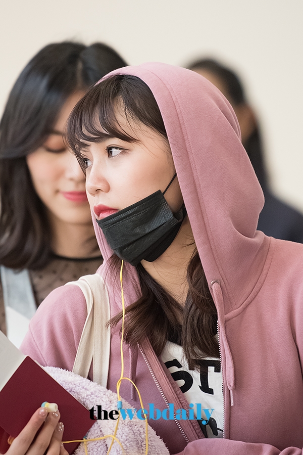 코지마 마코(小嶋真子), 김포국제공항 출국 현장