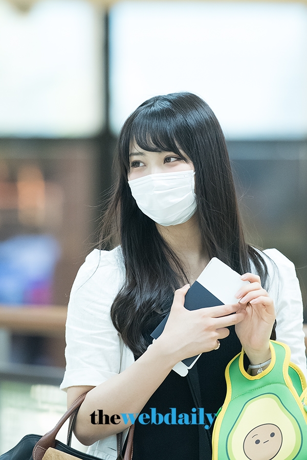 시로마 미루(白間美瑠), 김포국제공항 출국 현장