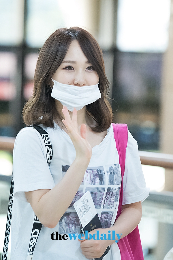 다카하시 쥬리(高橋朱里), 김포국제공항 출국 현장
