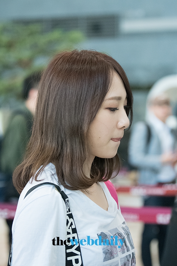 다카하시 쥬리(高橋朱里), 김포국제공항 출국 현장