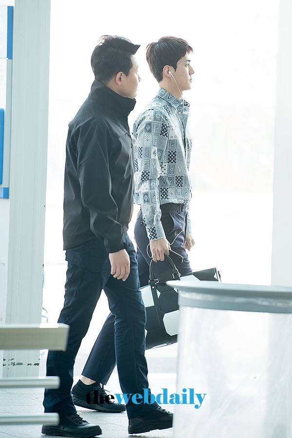 엑소(EXO) 세훈, 인천국제공항 출국 현장