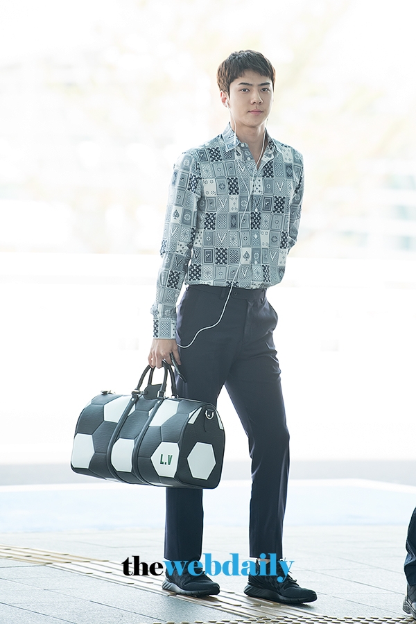 엑소(EXO) 세훈, 인천국제공항 출국 현장