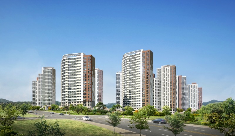 청주 가경 아이파크 3단지 투시도.(사진=현대산업개발)