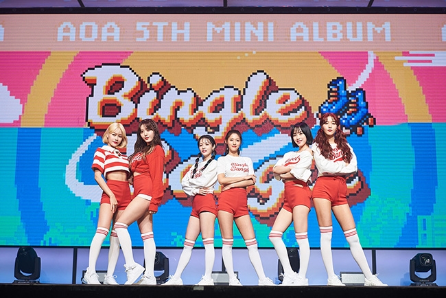 AOA, ‘빙글뱅글’로 아이튠즈 케이팝 앨범차트 13개국 ‘TOP3’