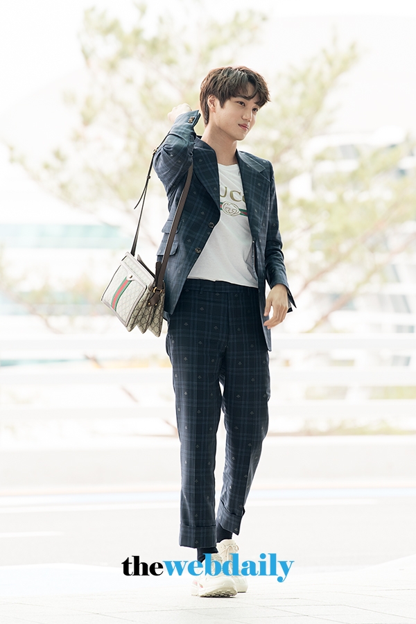 EXO(엑소) 카이, 인천국제공항 출국 현장