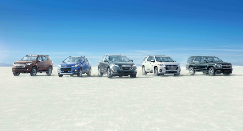 쉐보레 SUV 라인업.(사진=한국지엠)