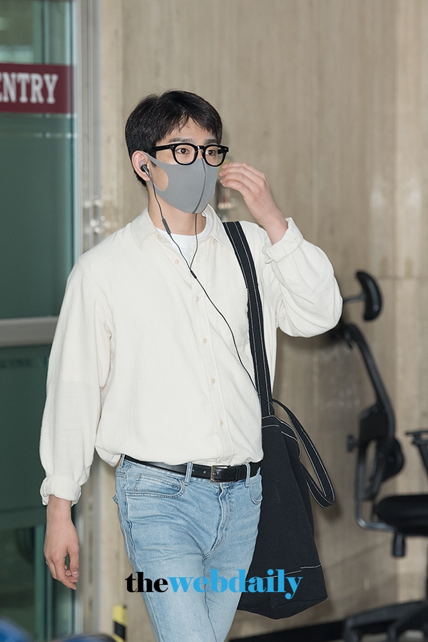 갓세븐(GOT7) 진영, 김포국제공항 입국 현장