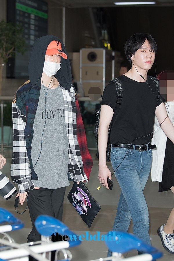 갓세븐(GOT7) 마크-유겸, 김포국제공항 입국 현장