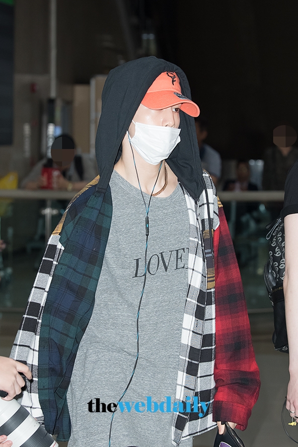 갓세븐(GOT7) 마크, 김포국제공항 입국 현장