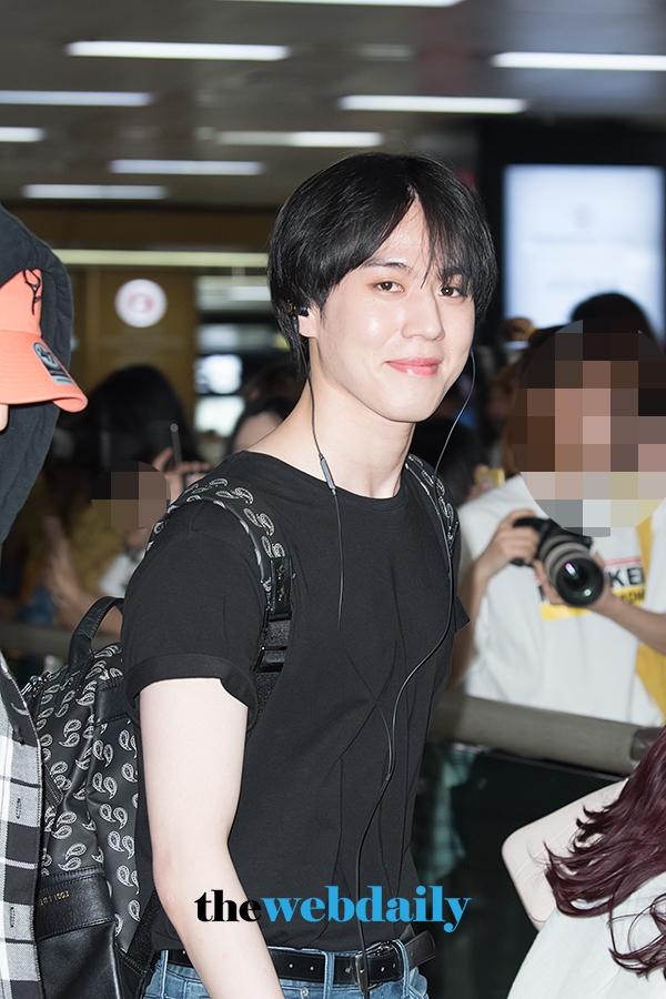 갓세븐(GOT7) 유겸, 김포국제공항 입국 현장