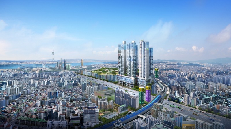 동작 협성휴포레 시그니처 조감도.(사진=협성건설)