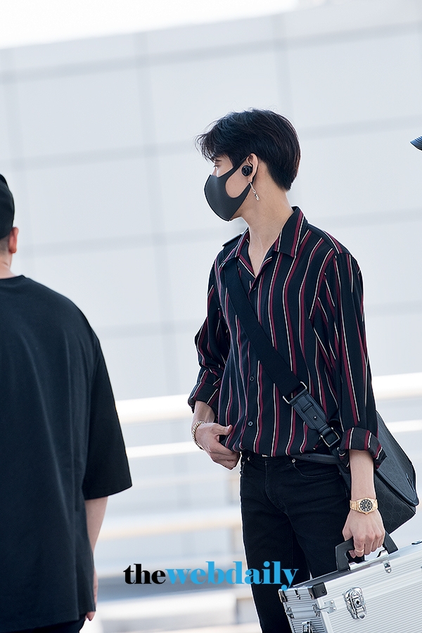 갓세븐(GOT7) 뱀뱀, 인천국제공항 출국 현장