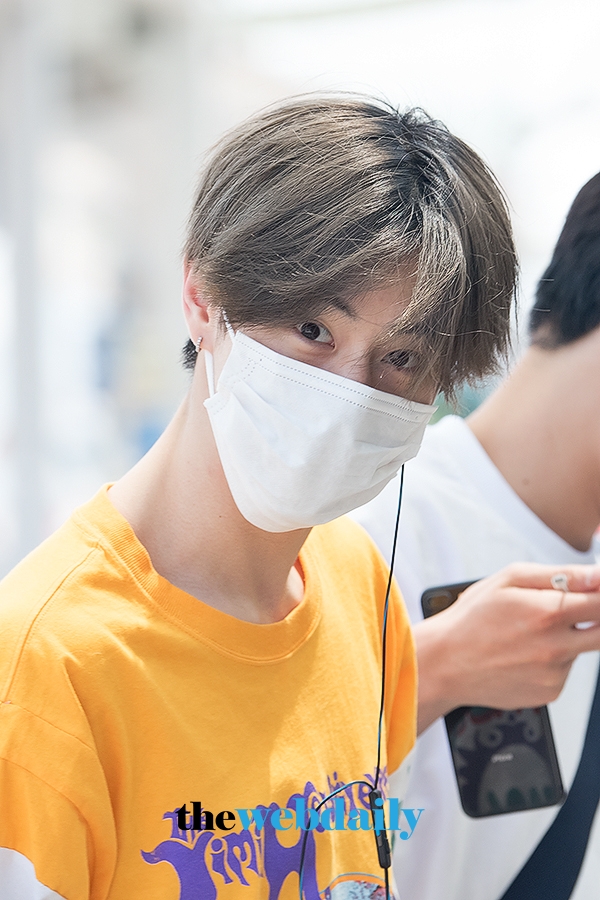 갓세븐(GOT7) 마크, 인천국제공항 출국 현장