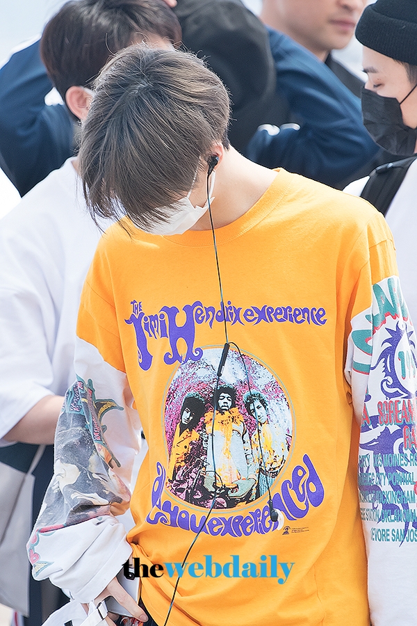 갓세븐(GOT7) 마크, 인천국제공항 출국 현장