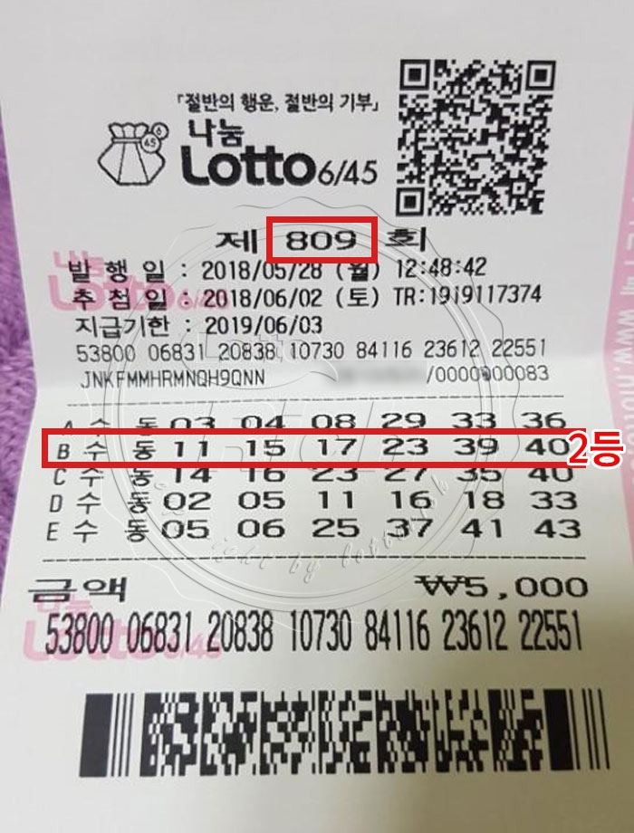 로또 2등 당첨자 “회사사람 당첨소식을 듣고 로또 구매”