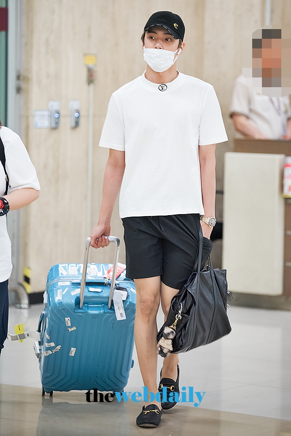 몬스타엑스(MONSTA X) 민혁, 김포국제공항 입국 현장