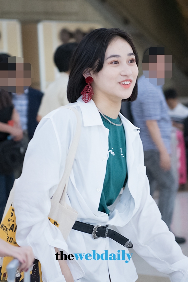 안쥬르므(ANGERME) 사사키 리카코, 김포국제공항 입국 현장