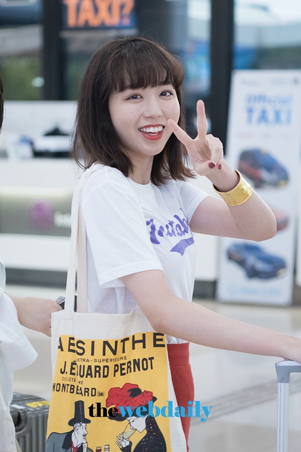 안쥬르므(ANGERME) 카츠타 리나, 김포국제공항 입국 현장