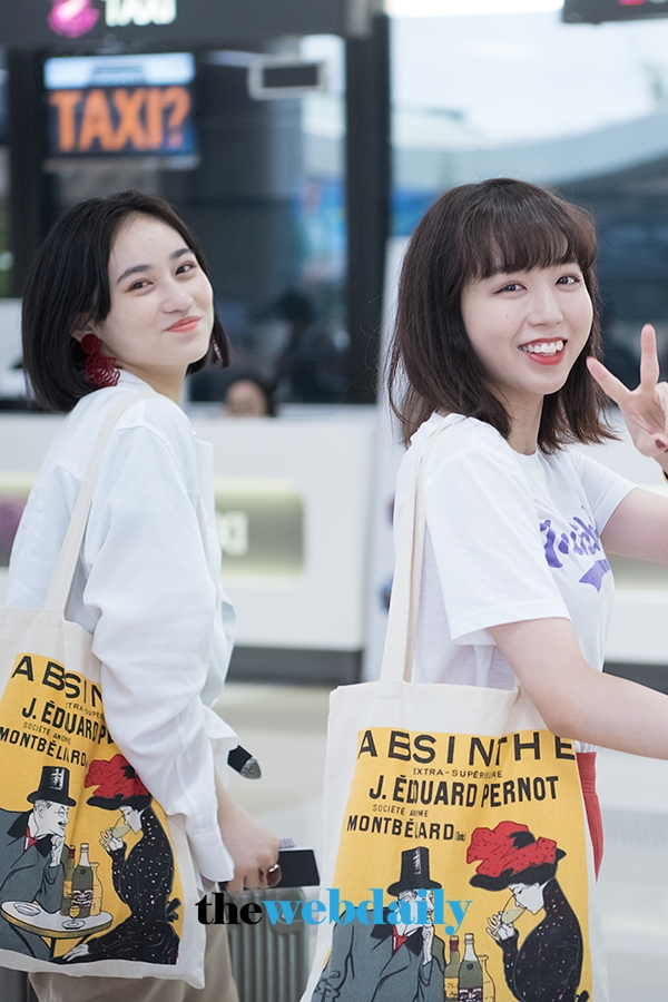 안쥬르므(ANGERME) 카츠타리나 - 사사키리카코, 김포국제공항 입국 현장
