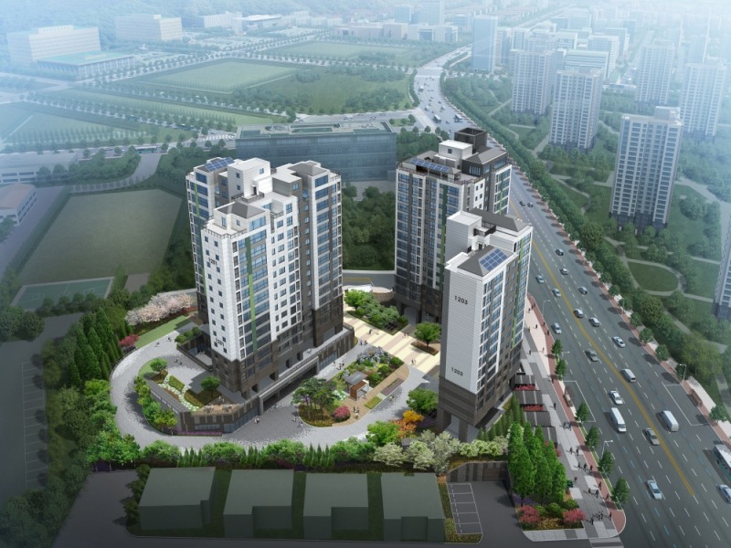 과천 센트레빌 조감도.(사진=동부건설)