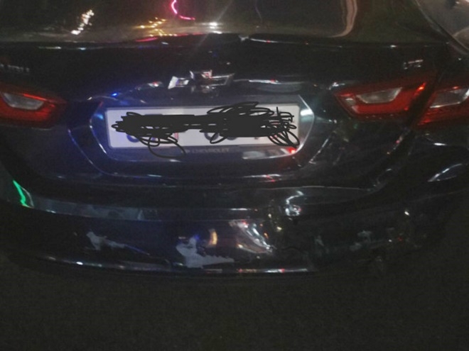 보배드림에 게재된 피해차량.(사진제공=부산지방경찰청)