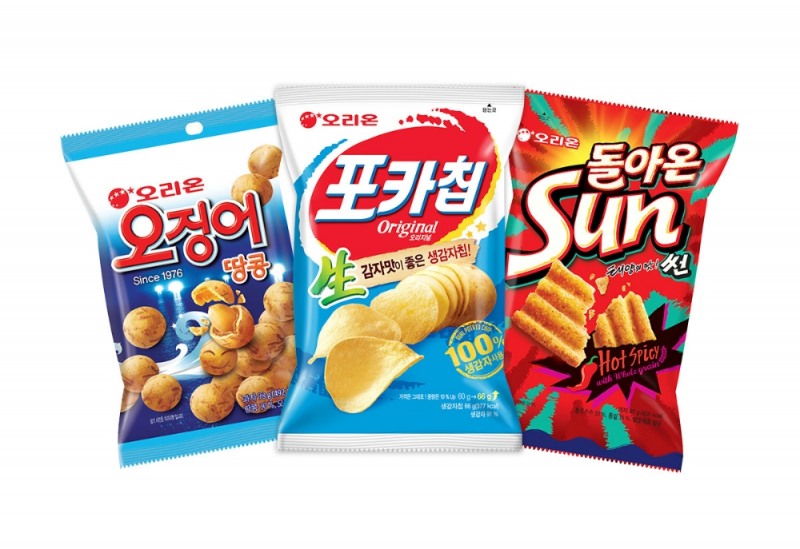 불붙은 여름 스낵전쟁…오리온 3대 선봉장 '포카칩·오징어땅콩·태양의 썬'
