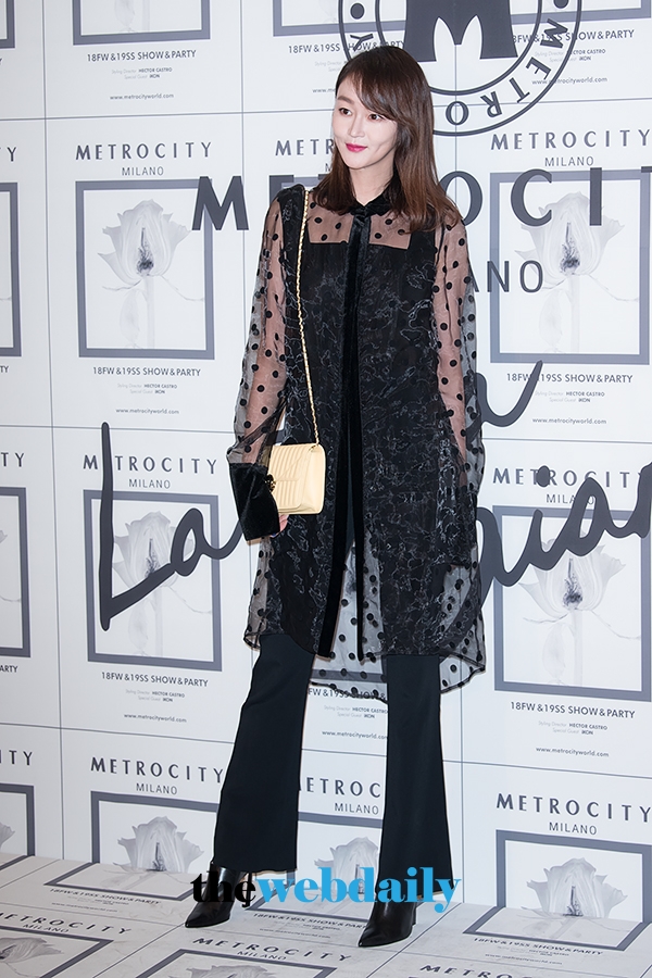 이혜정, '메트로시티 18FW & 19SS 쇼 & 파티' 현장