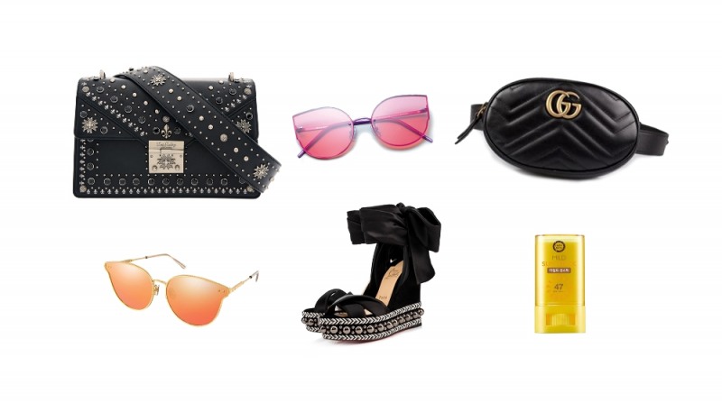 왼쪽 시계방향 루이까또즈, 젠틀몬스터, 구찌, 해피바스, 크리스찬 루부탱, 보테가 베네타