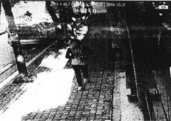 범행후 도주장면.(사진제공=부산지방경찰청)