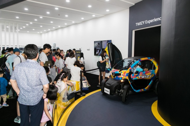 르노삼성 전시관 어린이 체험 프로그램.(사진=르노삼성자동차)