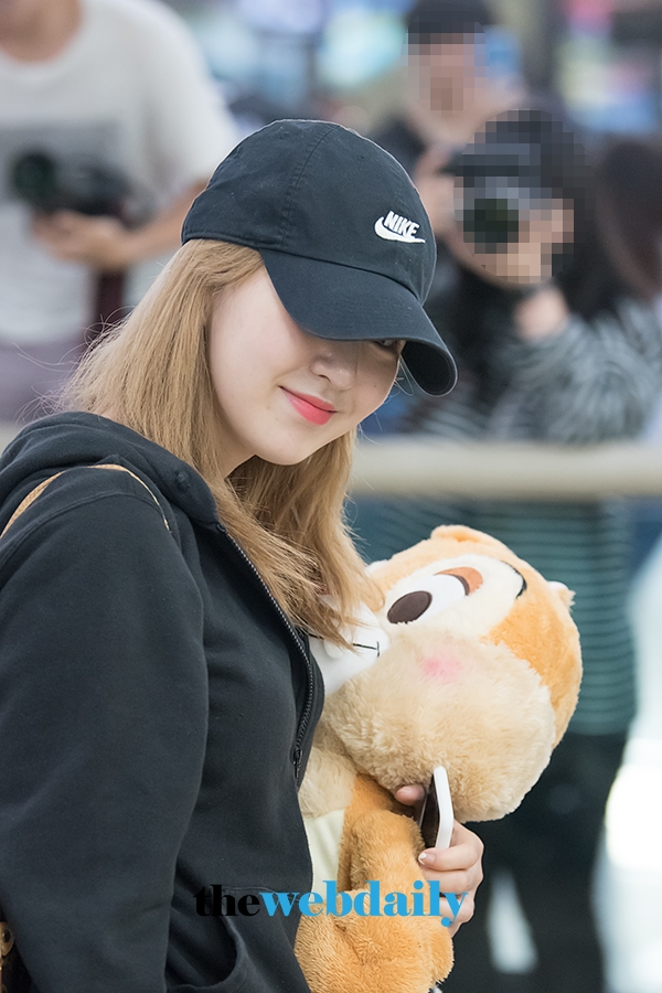 레드벨벳(RedVelvet) 웬디, 김포국제공항 입국 현장