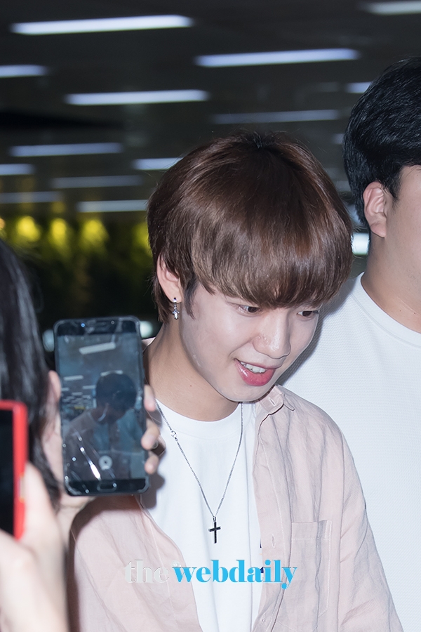 MXM 임영민, 김포국제공항 입국 현장