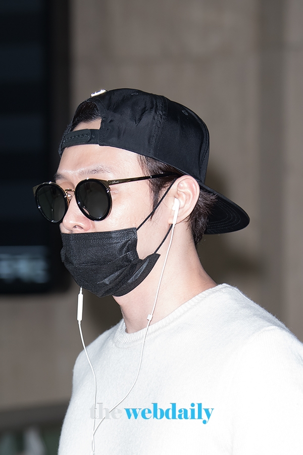 JYJ 박유천, 김포국제공항 입국 현장
