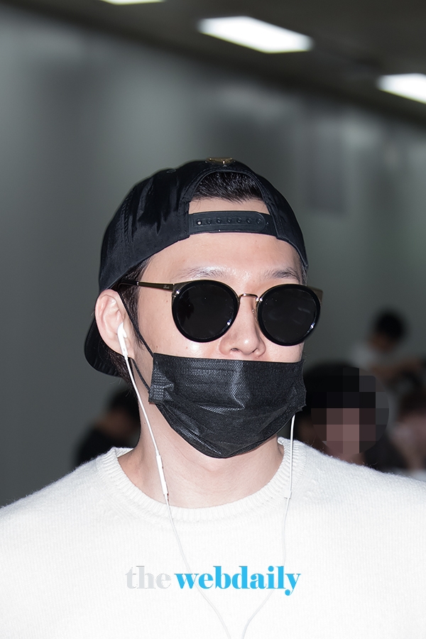 JYJ 박유천, 김포국제공항 입국 현장