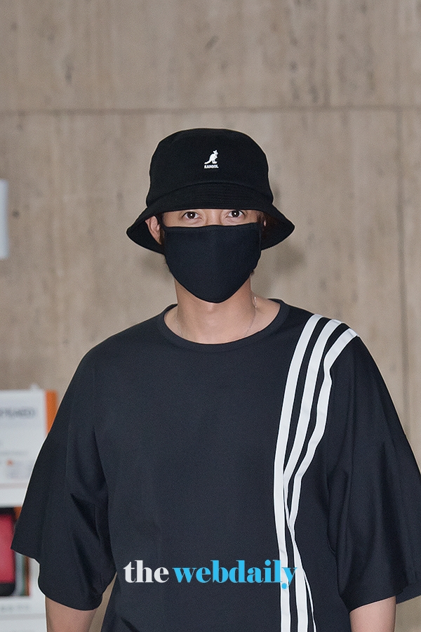 김현중, 김포국제공항 입국 현장